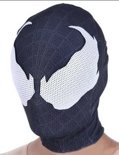 New Black Venom Spider-Man Mask Halloween Cosplay Masks Costume Props Adult Kids