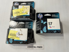 HP 56 57 Black Tri-Color Ink C6656AN C6657AN OEM NEW Set 3 Expired Date 5150