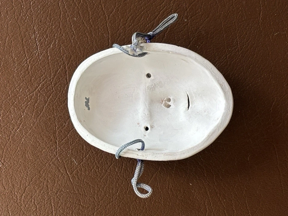 Máscara Noh Zo-onna Cerámica 19cm Hecha en Japón Decorativa Artesanía Japonesa Foto 4 de 4