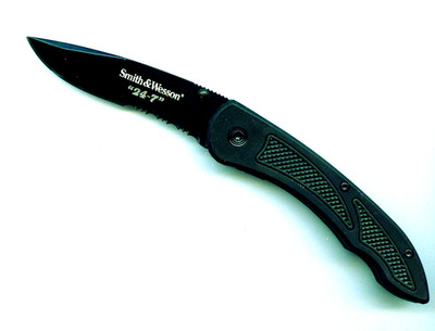 Smith & Wesson ''24-7'' S&W Einhand-Messer SWLFS 440C Stahl