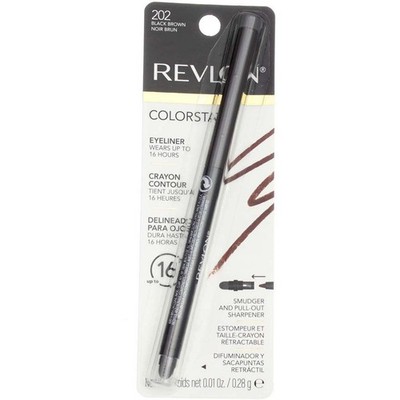 3 Pack Revlon ColorStay Waterproof Eyeliner, Black Brown 202, 0.01 oz