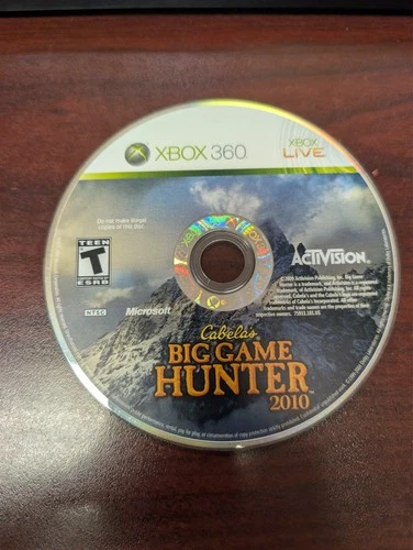 Cabelas Big Game Hunter 2010 (Xbox 360) NO TRACKING - DISC ONLY 4763