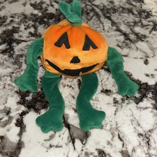 Ty Beanie Baby Retired 1998 Pumkin the Pumpkin Plush Toy No Hang Tag