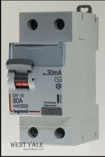 Legrand DX3-ID - 4115 07 - 80a 30mA Single Pole + N Type AC RCCB Unused