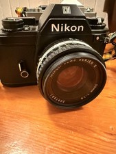 Nikon EM 35mm Film Camera w/50mm f1.8 Lens