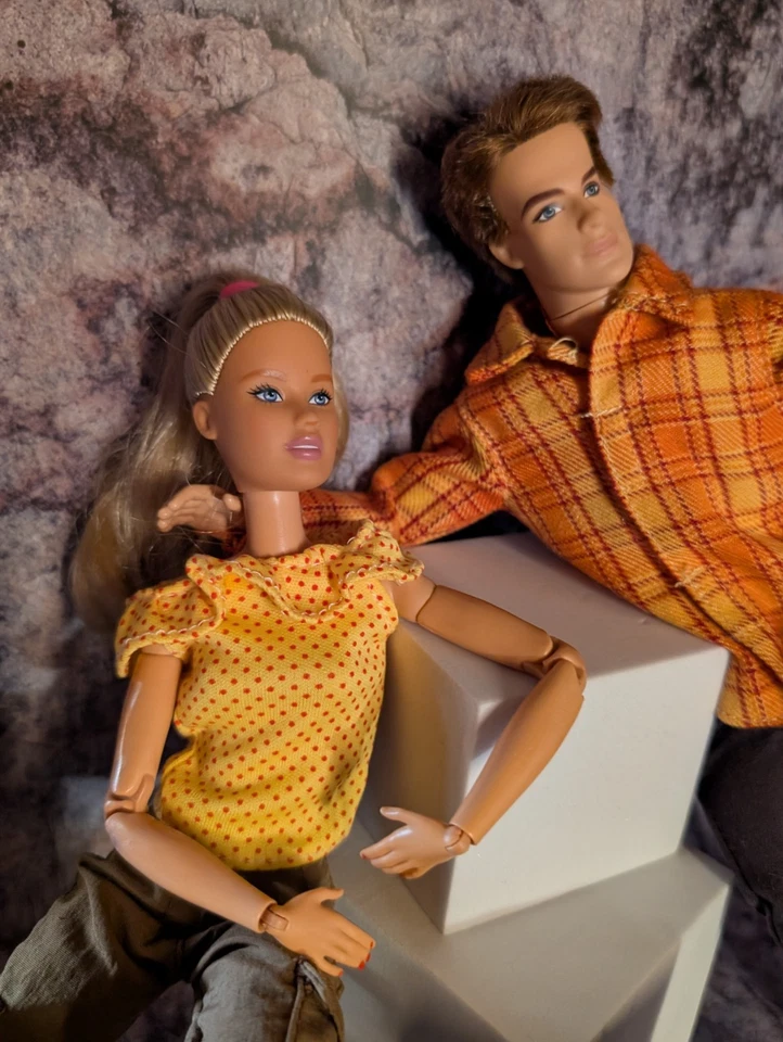 ¡TOMA UNA CAMINATA! Barbie y Ken hechas para moverse/muñecas articuladas múltiples con mochila Foto 2 de 4