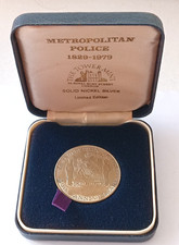 Metropolitan Police 1829-1979 Commemorative Nickel Silver Medallion.   EB3