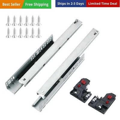 6 Pair 22 Inch 550mm Soft Close Undermount Drawer Slides,100LB Load Capacity ...