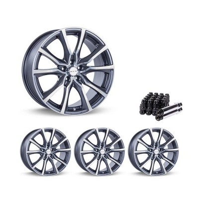 Set of 4 16'' Gunmetal Alloy Wheel Rims 5x114.3 fits Honda Element, RTXW9 5Lug