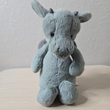 Jellycat Bashful Dragon Sitting Plush 9in