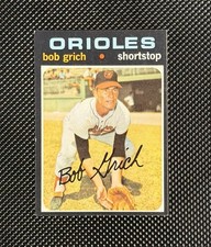 1971 Topps Star Bobby Grich Rookie Baseball Card #193 - NM. rookie card picture
