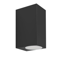 2X4,6W GU10 Wandleuchten In Schwarz, Durchsichtig - IP44 Modern