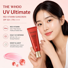 The Whoo UV Ultimate Red Vitamin Sunscreen Set 50ml 1.69oz Korean Skincare