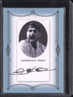 Harbhajan Singh 2024 Futera Vintage Cricket CTA09 Taddies Autograph 5/7