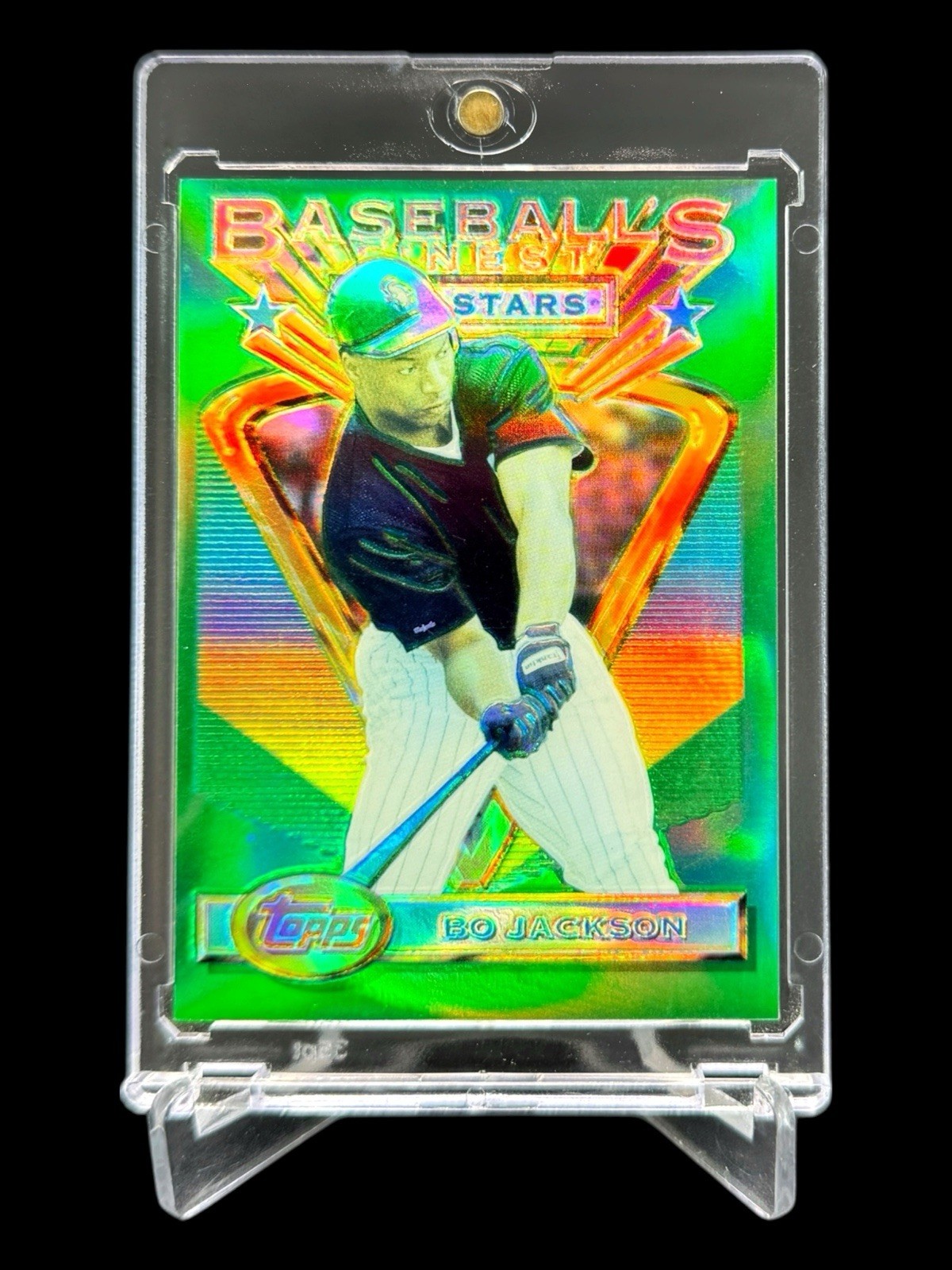 1993 Topps Finest BO JACKSON REFRACTOR #91 HOLO SSP ALL STARS🔥RARE🔥1:1791🔥