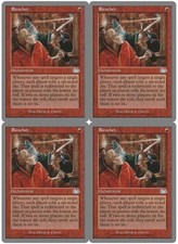 MTG Ricochet x4 Unglued Uncommon NM/LP Playset