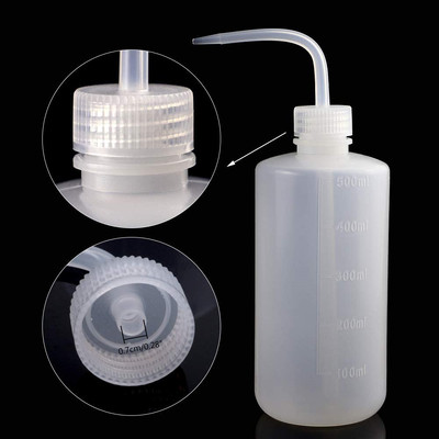 Lab Squeeze Bottle 6pcs 500ml LDPE Plastic Bottle for Safe Cleaning and Storage