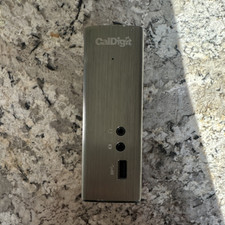 CalDigit Aluminum USB-C Docking Station HDMI Ethernet USB-A Audio Card Reader