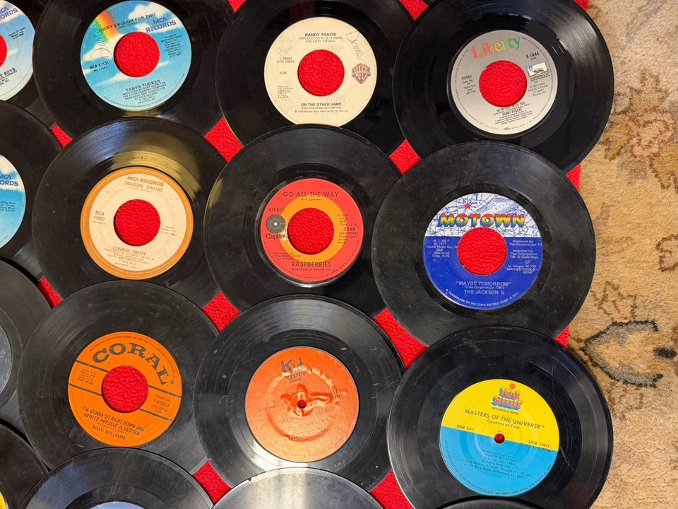 Lot of 60 Vintage 45 RPM records - Various Genres | eBay