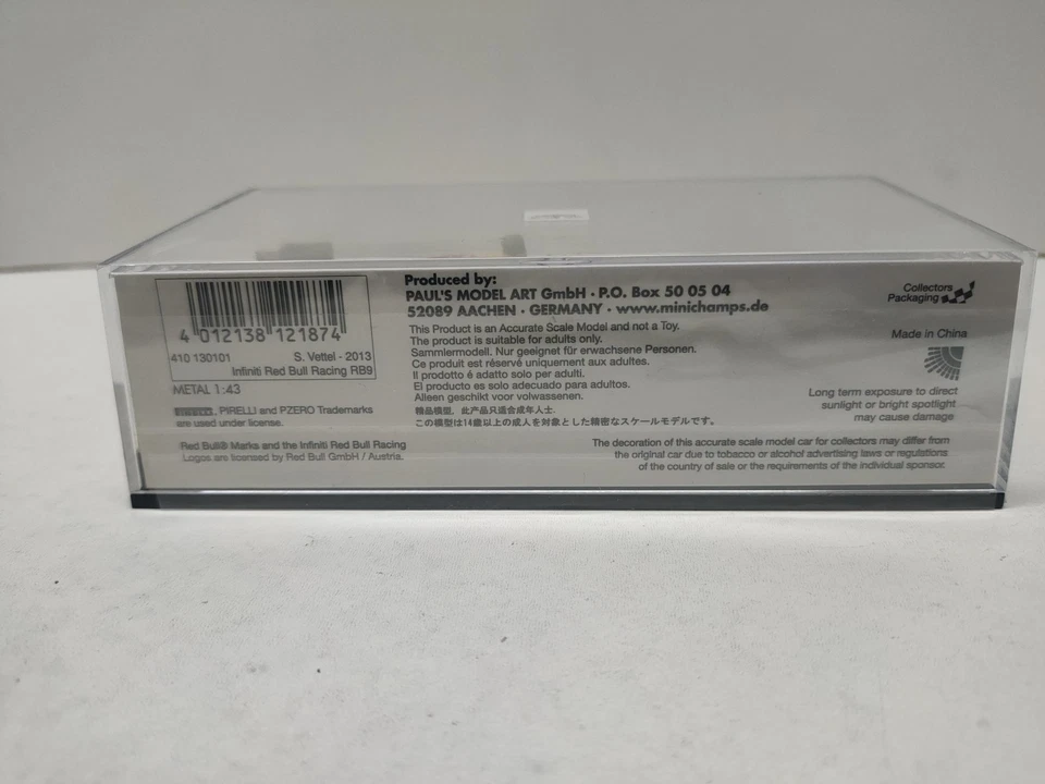 Red Bull RB9 Vettel Winner German GP 2013 1/43 Minichamps - Photo 4/4