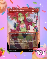 Krenko, Mob Boss | MTG Premium Art Card