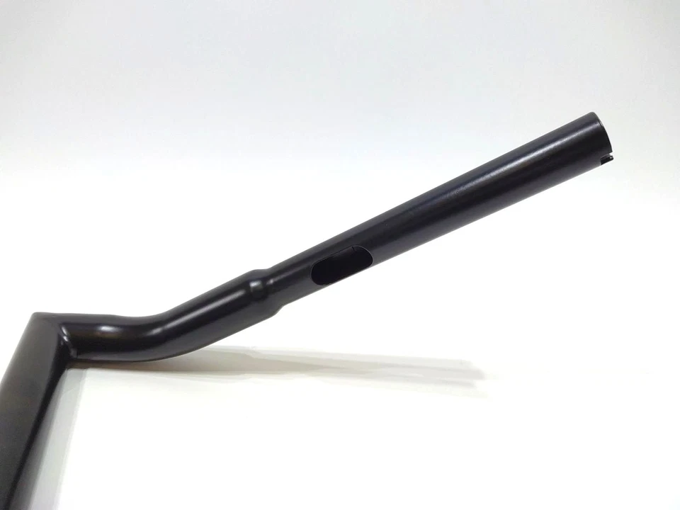 Demon's Cycle 7" Rise 6" Pullback Black Z-Bar Drag Motorcycle Handlebars 121431 - Image 4 of 4