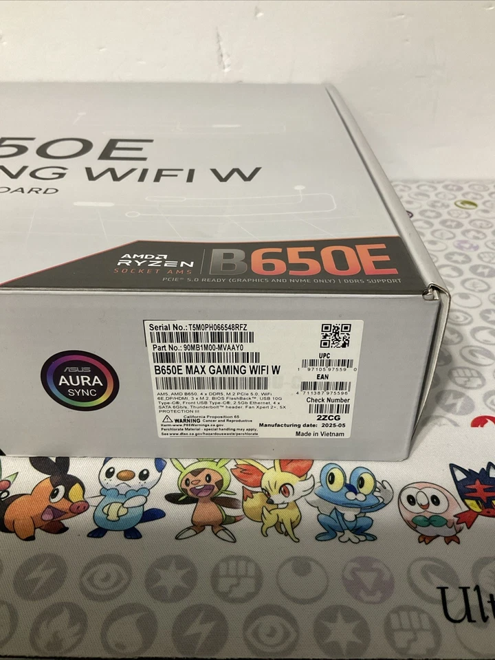 ASUS B650E MAX GAMING WIFI W - AMD B650 AM5 ATX Motherboard, White PCB, DDR5, PC - Image 3 of 4