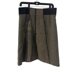 Vintage Cato Classy Elegant Wimsigoth A-Line Midi Tapestry Like Skirt Size 8