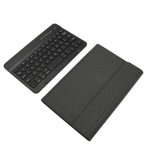 Tablet Keyboard BT Wireless Waterproof Rustproof Keyboard With PU Leather Ca NEW - Bild 7 von 12