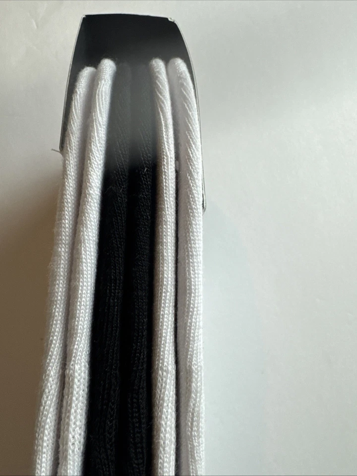 6双匡威女式平底针织无衬里袜白色/黑色 4-10 码 — 第 4/4 张图片