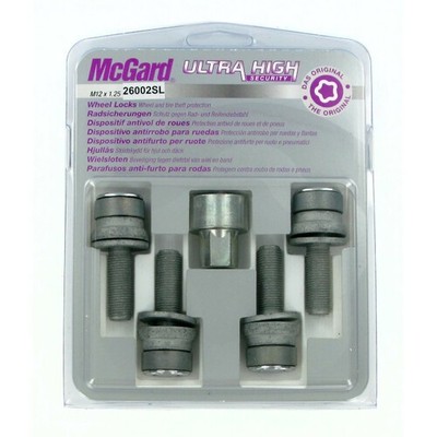 Flache Muttern mit freier Scheibe, Kit 4 St. - Ultra-High Security - D010