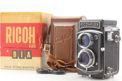Seltenes [N NEUWERTIG+++ in BOX] Ricohflex Dia 6x6 TLR Kamera 80mm f3.5 Objek...