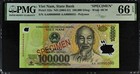 Vietnam 2004-21 - 100,000 Dong Pick 122s Specimen PMG 66 EPQ