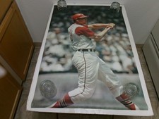 MLB Cleveland Indians Max Alvis 1968 Sports Illustrated/Renselaar Poster-MINT!!!