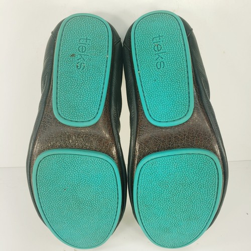 Tieks by Gavrieli Black Leather Ballet Flats Foldable Shoes Size 6 - Picture 11 of 17