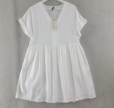 Universal Thread White Cotton Shirt Dress XS