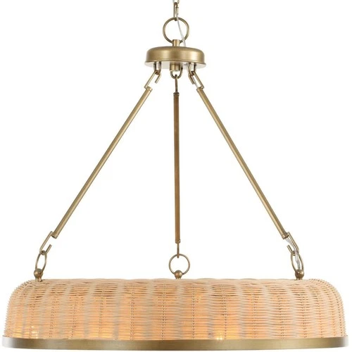 Uttermost 21635 Ladakh Pendant Weathered Brushed Brass - Picture 5 of 11