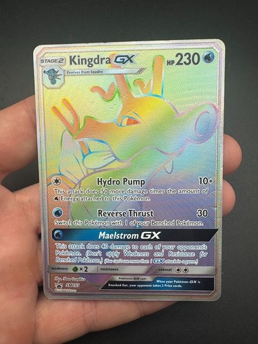 Kingdra GX - SM155 Holo Sun & Moon Promo Pokemon HP/Heavily Paid