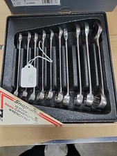 Snap-on Oexsm710b 10-pc Combination Wrench Set Metric Short