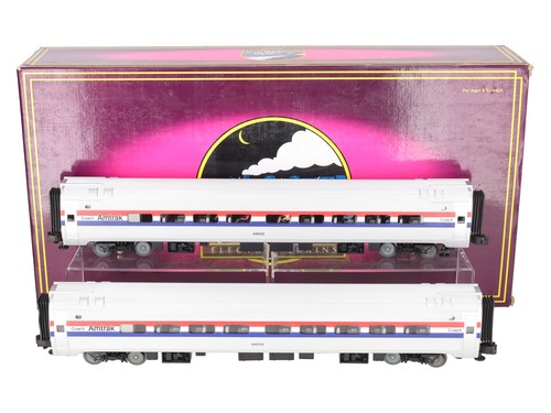 Coches autocares de pasajeros Amtrak Amfleet fase III escala O MTH 20-6655 (juego de 2) EX | Zustand: Used