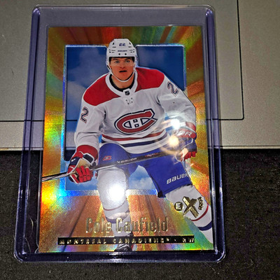 2023-24 SKYBOX GOLD EX 2000 #85 COLE CAUFIELD - MONTREAL CANADIENS