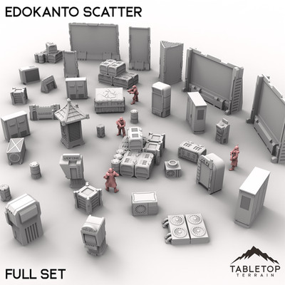 EdoKanto Scatter - Cyberpunk Tabletop Terrain