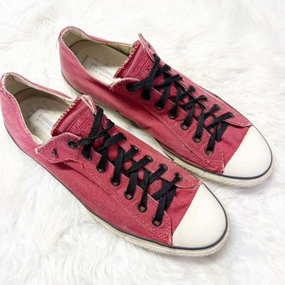 Converse x John Varvatos All Star Low Sneakers Men s 12 Red Canvas