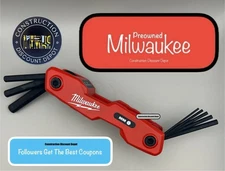 Milwaukee 48-22-2181 2 Key Folding Hex Key Set Metric MM Allen Pack