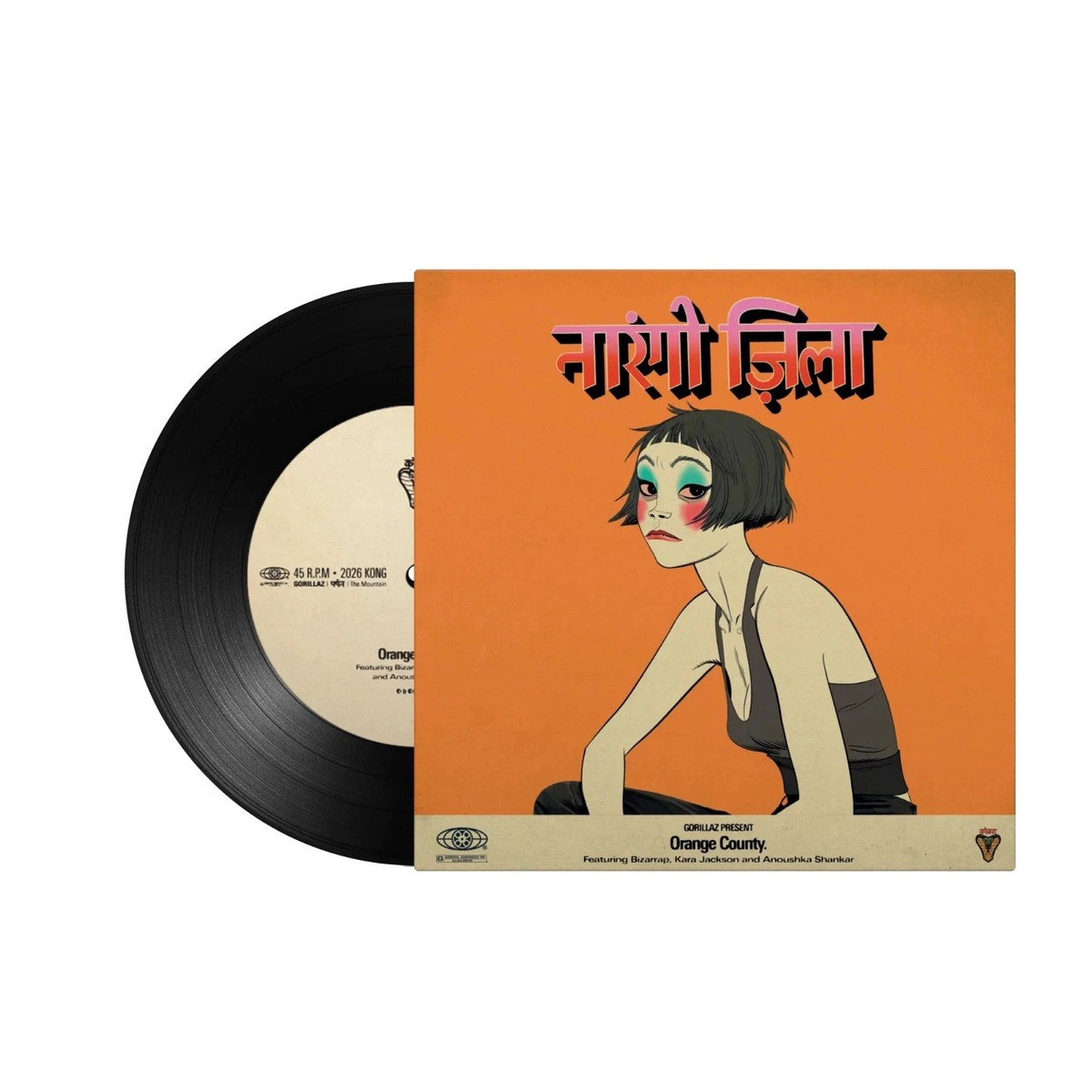 GORILLAZ The Hardest Thing / Orange County 7