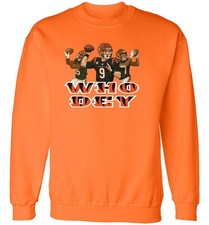 Joe Burrow Jamarr Chase Tee Higgins Bengals Crewneck Crew Sweatshirt T-Shirt