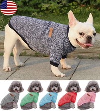 Pet Dog Cat Winter Warm Fleece Coat Vest Clothes Puppy T Shirt Sweater Apparel