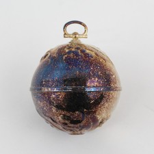 Reed & Barton Silver Plated Holly Ball Ornament 3