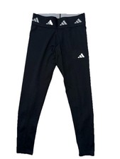 Adidas Techfit Young Girl Athletic Leggings Black Size M