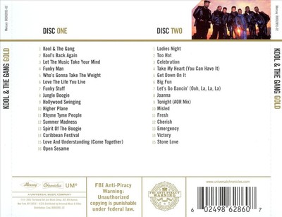 KOOL & THE GANG - GOLD NEW CD
